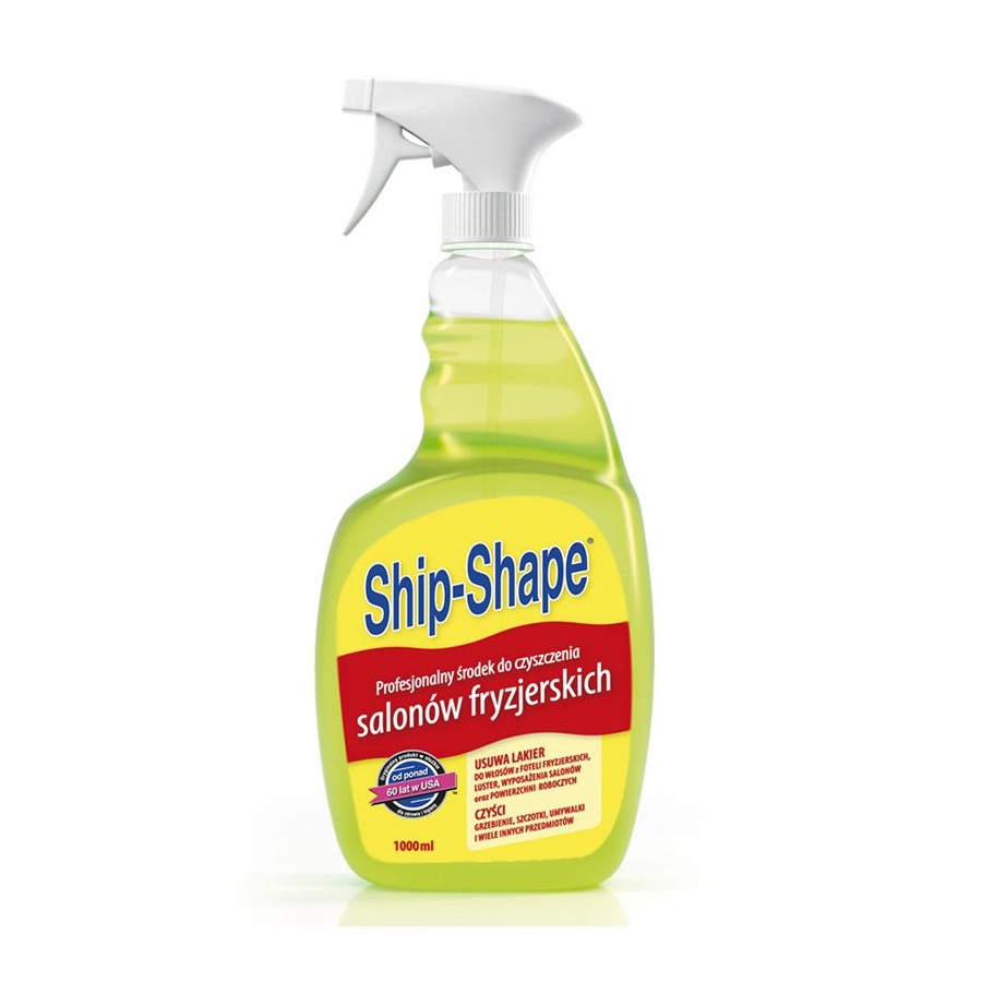 BARBICIDE SHIP SHAPE Spray do usuwania lakieru do włosów i trudnych zabrudzeń ze wszystkich powierzchni 1000 ml