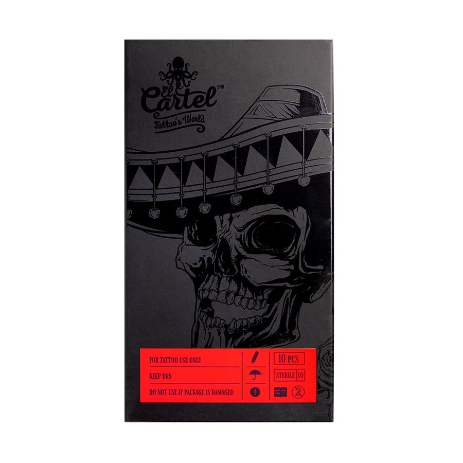 Igły Kartridże do tatuażu El Cartel 0.35mm 5RS Shader 10 szt.