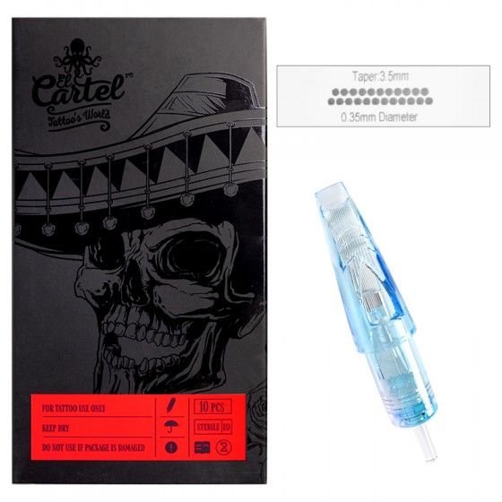 Igły Kartridże do tatuażu El Cartel 0.35mm 23 Soft Edge Magnum 10 szt.