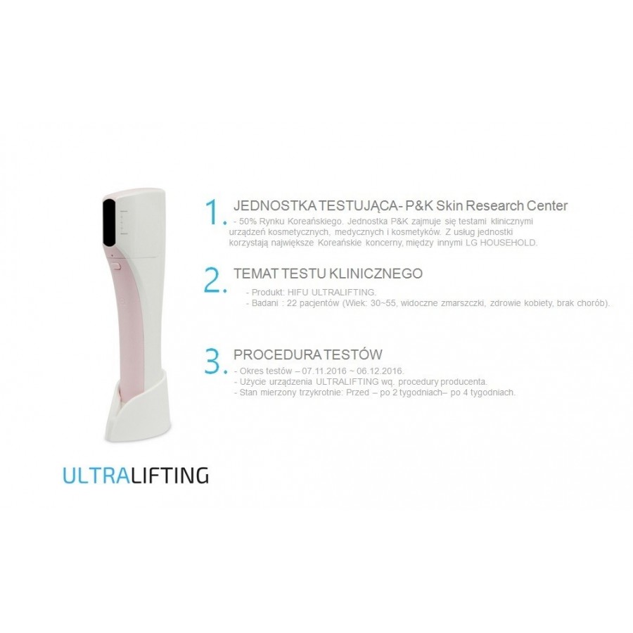 ULTRALIFTING HIFU fale ultradźwiękowe - mobilne - 1