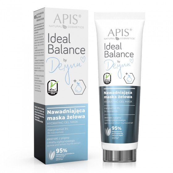 APIS Ideal Balance By Deynn, Nawadniająca maska żelowa 100 ml 