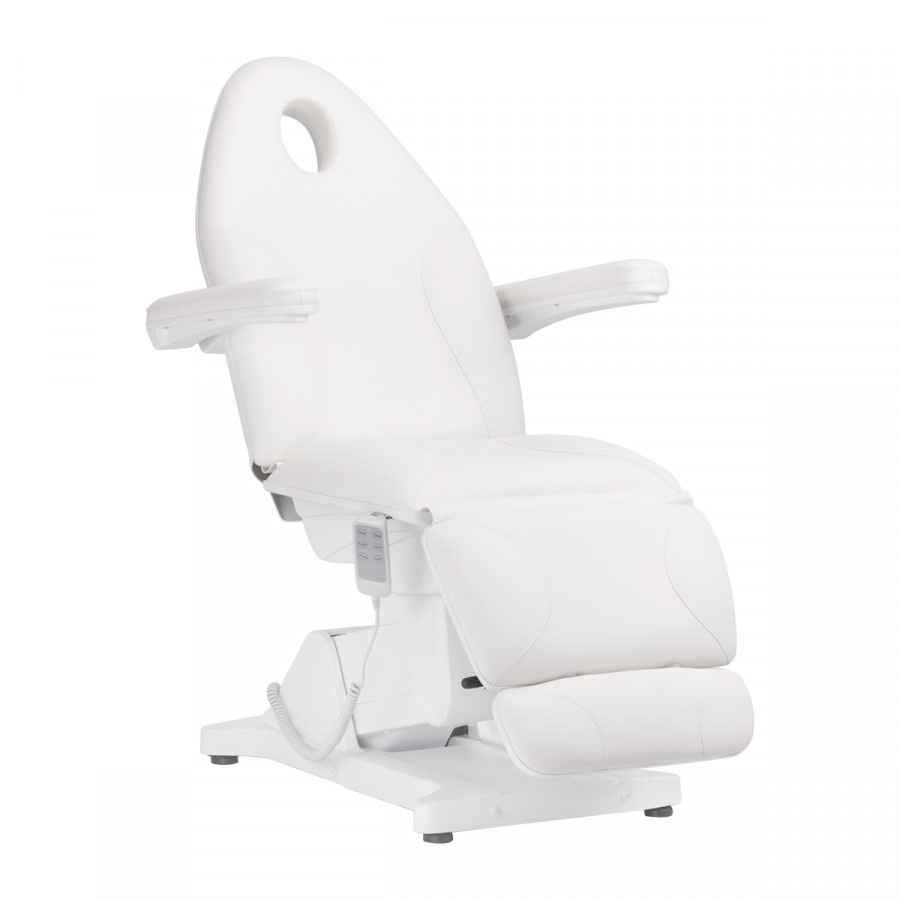Fotel kosmetyczny elektryczny Sillon Basic 3 siln. biały 
