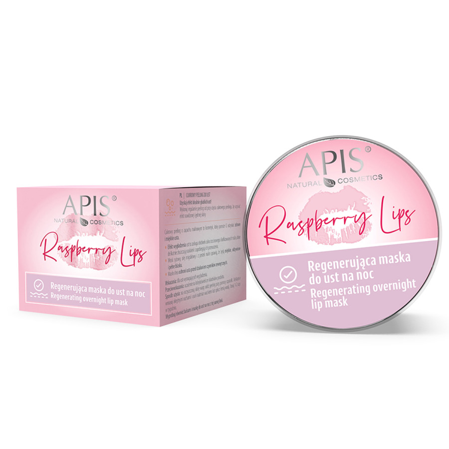Apis raspberry lips regenerująca maska do ust na noc 10 ml